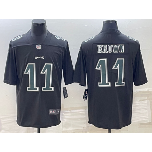 Nike Eagles 11 A.J. Brown Black Vapor Limited Men Jersey