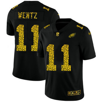 Nike Eagles 11 Carson Wentz Black Leopard Vapor Untouchable Limited Jerseyc Nike Eagles 11 Carson Wentz Black Leopard Vapor Untouchable Limited Jerseyc