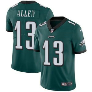Nike Eagles 13 Devon Allen Green Vapor Untouchable Limited Men Jersey