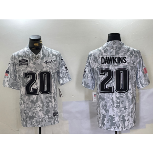 Nike Eagles 20 Brian Dawkins Arctic Camo 2024 F.U.S.E. Salute to Service Limited Men Jersey Nike Eagles 20 Brian Dawkins Arctic Camo 2024 F.U.S.E. Salute to Service Limited Men Jersey