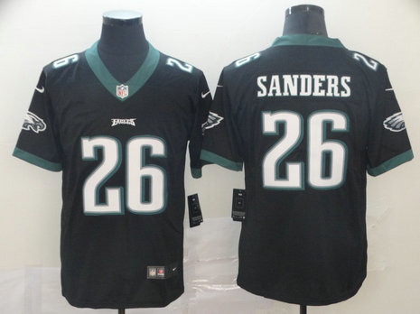 Nike Eagles 26 Miles Sanders Black Vapor Untouchable Limited Jersey Nike Eagles 26 Miles Sanders Black Vapor Untouchable Limited Jersey