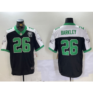 Nike Eagles 26 Saquon Barkley Black F.U.S.E Vapor Limited Men Jersey Nike Eagles 26 Saquon Barkley Black F.U.S.E Vapor Limited Men Jersey
