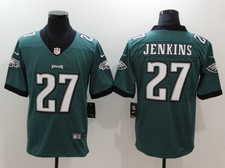 Nike Eagles 27 Malcolm Jenkins Green Vapor Untouchable Player Limited Jersey