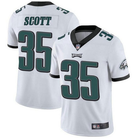 Nike Eagles 35 Boston Scott White Vapor Untouchable Limited Jersey Nike Eagles 35 Boston Scott White Vapor Untouchable Limited Jersey