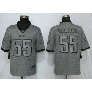 Nike Eagles 55 Brandon Graham Gray Gridiron Gray Limited Men Jersey Nike Eagles 55 Brandon Graham Gray Gridiron Gray Limited Men Jersey
