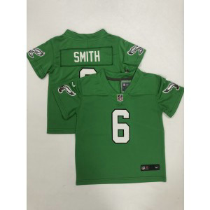 Nike Eagles 6 DeVonta Smith Green Toddler Jersey