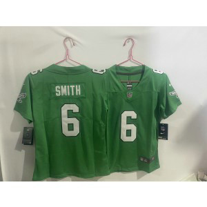 Nike Eagles 6 DeVonta Smith Green Vapor Limited Youth Jersey