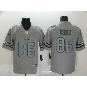 Nike Eagles 86 Zach Ertz 2019 Gray Gridiron Limited Men Jersey