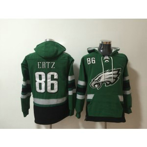 Nike Eagles 86 Zach Ertz Green Hoodie sweatshirt