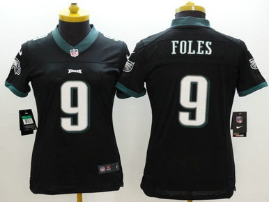 Nike Eagles 9 Foles Black Women Limited Jerseys Nike Eagles 9 Foles Black Women Limited Jerseys