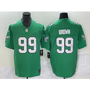 Nike Eagles 99 Jerome Brown Green 2023 F.U.S.E Vapor Limited Men Jersey Nike Eagles 99 Jerome Brown Green 2023 F.U.S.E Vapor Limited Men Jersey