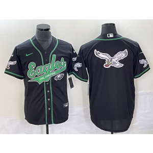 Nike Eagles Blank Black Baseball Logo Vapor Limited Men Jersey Nike Eagles Blank Black Baseball Logo Vapor Limited Men Jersey