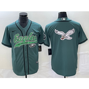 Nike Eagles Blank Green Baseball Logo Vapor Limited Men Jersey Nike Eagles Blank Green Baseball Logo Vapor Limited Men Jersey