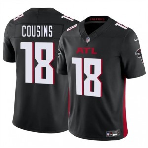 Nike Falcons 18 Kirk Cousins Black F.U.S.E Vapor Limited Men Jersey Nike Falcons 18 Kirk Cousins Black F.U.S.E Vapor Limited Men Jersey