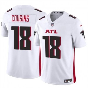 Nike Falcons 18 Kirk Cousins White F.U.S.E Vapor Limited Men Jersey