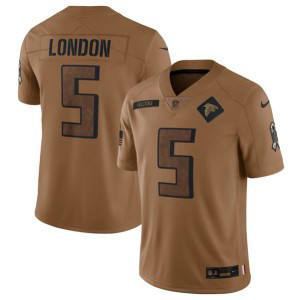 Nike Falcons 5 Drake London 2023 Brown Salute To Service Limited Men Jersey Nike Falcons 5 Drake London 2023 Brown Salute To Service Limited Men Jersey