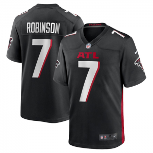 Nike Falcons 7 Bijan Robinson Black 2023 Draft Vapor Untouchable Limited Men Jersey