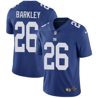 Nike Giants #26 Saquon Barkley Royal Blue Team Color Men's Stitched NFL Vapor Untouchable Limited Jersey Nike Giants #26 Saquon Barkley Royal Blue Team Color Men's Stitched NFL Vapor Untouchable Limited Jersey