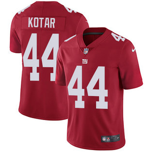 Nike Giants #44 Doug Kotar Red Alternate Men's Stitched NFL Vapor Untouchable Limited Jersey Nike Giants #44 Doug Kotar Red Alternate Men's Stitched NFL Vapor Untouchable Limited Jersey