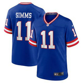 Nike Giants 11 Phil Simms Taylor Royal Game Men Jersey Nike Giants 11 Phil Simms Taylor Royal Game Men Jersey