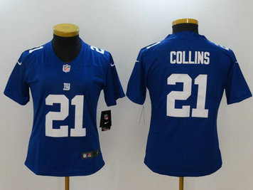 Nike Giants 21 Landon Collins Blue Women Vapor Untouchable Player Limited Jersey Nike Giants 21 Landon Collins Blue Women Vapor Untouchable Player Limited Jersey