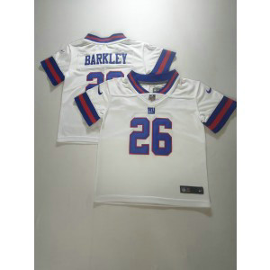 Nike Giants 26 Saquon Barkley White Toddler Jersey Nike Giants 26 Saquon Barkley White Toddler Jersey