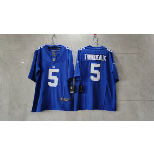 Nike Giants 5 Kayvon Thibodeaux Blue 2023 F.U.S.E Vapor Limited Men Jersey
