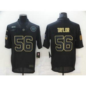 Nike Giants 56 Lawrence Taylor 2020 Black Salute To Service Limited Men Jersey Nike Giants 56 Lawrence Taylor 2020 Black Salute To Service Limited Men Jersey