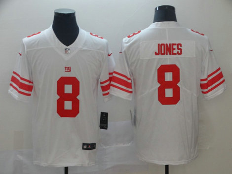 Nike Giants 8 Daniel Jones White 2019 NFL Draft First Round Pick Vapor Untouchable Limited Jersey Nike Giants 8 Daniel Jones White 2019 NFL Draft First Round Pick Vapor Untouchable Limited Jersey