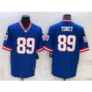 Nike Giants 89 Kadarius Toney Royal Game Men Jersey Nike Giants 89 Kadarius Toney Royal Game Men Jersey