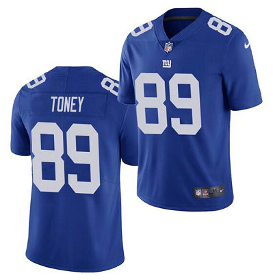Nike Giants 89 Kadarius Toney Royal Vapor Untouchable Limited Jersey Nike Giants 89 Kadarius Toney Royal Vapor Untouchable Limited Jersey