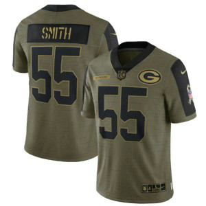 Nike Green Bay Packers 55 Za'Darius Smith 2021 Olive Salute To Service Limited Men Jersey Nike Green Bay Packers 55 Za'Darius Smith 2021 Olive Salute To Service Limited Men Jersey