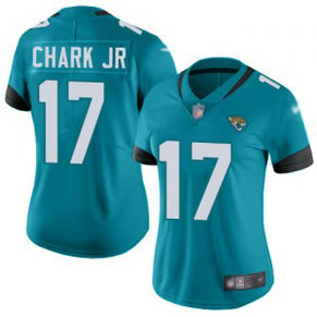 Nike Jaguars 17 DJ Chark Teal Vapor Untouchable Limited Women Jersey