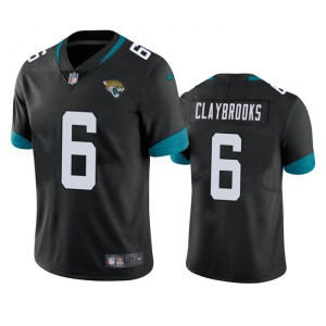 Nike Jaguars 6 Chris Claybrooks Black Vapor Untouchable Limited Men Jersey