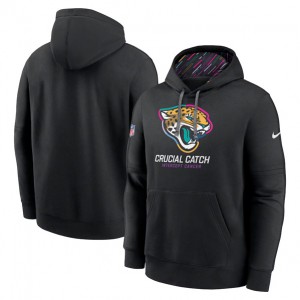 Nike Jaguars Black 2024 Crucial Catch Club Pullover Hoodie