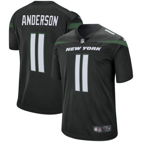 Nike Jets 11 Robby Anderson Black New 2019 Vapor Untouchable Limited Jersey Nike Jets 11 Robby Anderson Black New 2019 Vapor Untouchable Limited Jersey