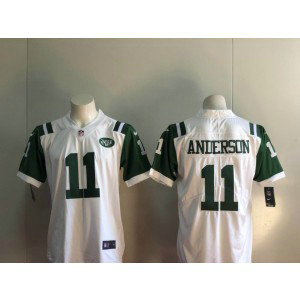 Nike Jets 11 Robby Anderson White Vapor Untouchable Limited Men Jersey Nike Jets 11 Robby Anderson White Vapor Untouchable Limited Men Jersey