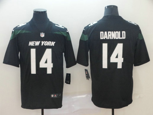 Nike Jets 14 Sam Darnold Black New 2019 Vapor Untouchable Limited Jersey Nike Jets 14 Sam Darnold Black New 2019 Vapor Untouchable Limited Jersey