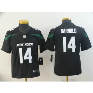 Nike Jets 14 Sam Darnold Black New 2019 Vapor Untouchable Limited Youth Jersey