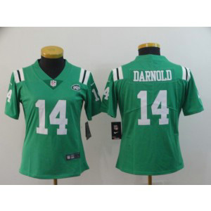 Nike Jets 14 Sam Darnold Green Color Rush Limited Women Jersey Nike Jets 14 Sam Darnold Green Color Rush Limited Women Jersey
