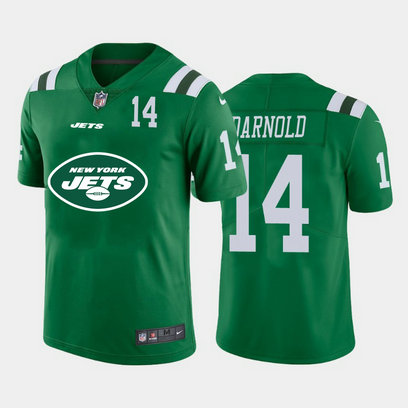 Nike Jets 14 Sam Darnold Green Team Big Logo Number Vapor Untouchable Limited Jersey Nike Jets 14 Sam Darnold Green Team Big Logo Number Vapor Untouchable Limited Jersey