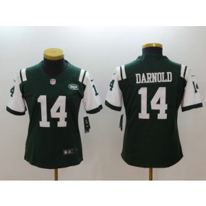 Nike Jets 14 Sam Darnold Green Vapor Untouchable Limited Women Jersey Nike Jets 14 Sam Darnold Green Vapor Untouchable Limited Women Jersey