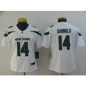 Nike Jets 14 Sam Darnold White New 2019 Vapor Untouchable Limited Women Jersey Nike Jets 14 Sam Darnold White New 2019 Vapor Untouchable Limited Women Jersey
