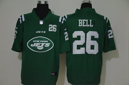 Nike Jets 26 Le'Veon Bell Green Team Big Logo Number Vapor Untouchable Limited Jersey Nike Jets 26 Le'Veon Bell Green Team Big Logo Number Vapor Untouchable Limited Jersey