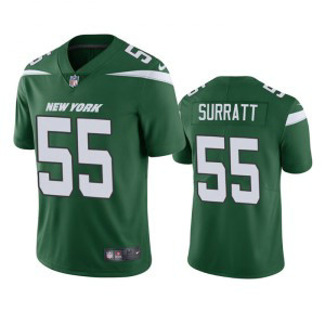 Nike Jets 55 Chazz Surratt Green Vapor Untouchable Limited Men Jersey