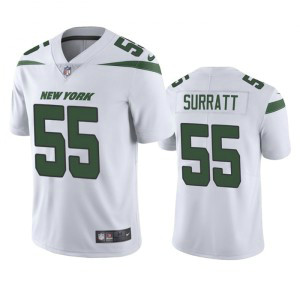 Nike Jets 55 Chazz Surratt White Vapor Untouchable Limited Men Jersey