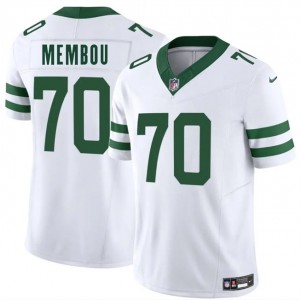 Nike Jets 70 Armand Membou White 2025 Draft F.U.S.E. Vapor Limited Men Jersey Nike Jets 70 Armand Membou White 2025 Draft F.U.S.E. Vapor Limited Men Jersey