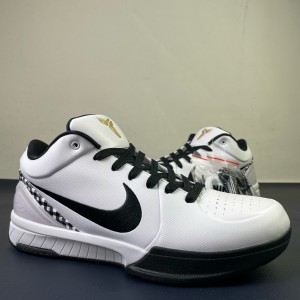 Nike Kobe 4 GIGI White Black Shoes