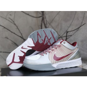 Nike Kobe 4 Grey Red Shoes