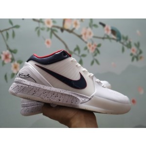 Nike Kobe 4 White Blue Shoes
